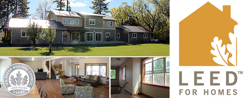 Photographic collage depicting the Tom Roy Youth Guidance home from the exterior and interior.