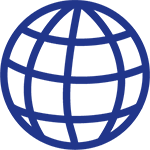 Blue Globe icon