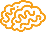 Yellow Brain icon