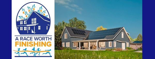 Birnbaum rendering home with text A Race Worth Finishing