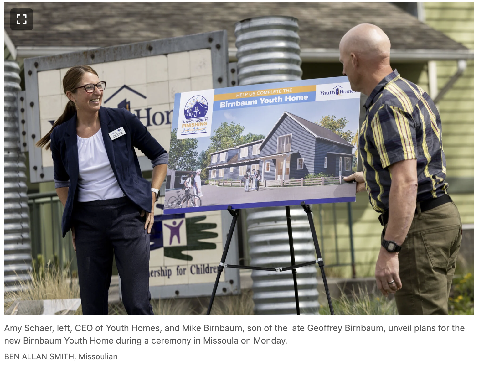 Screenshot of the article in the Missoulian