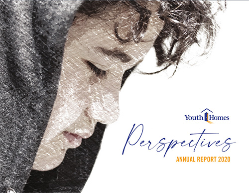 Youth Homes Annual Report for 2020 (cover image)