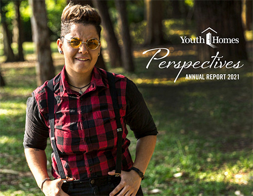 Youth Homes Annual Report for 2021 (cover image)